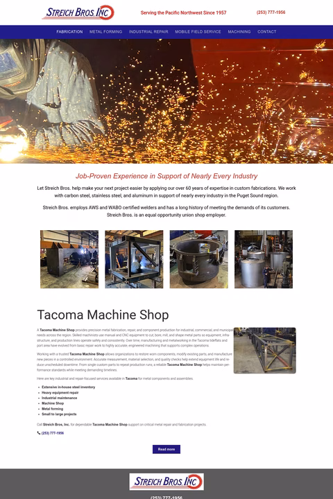 Streich-Brothers Homepage 1440px