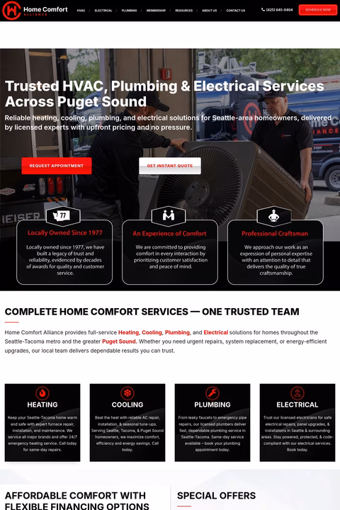 Home-Comfort-Alliance Homepage 1440px