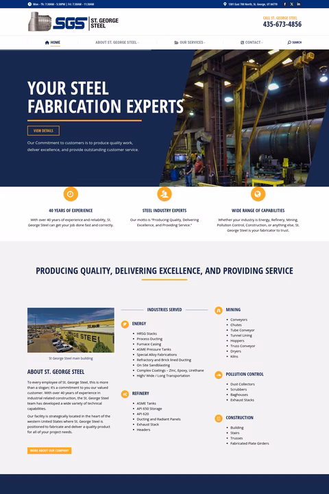 St-George-Steel Homepage 1440px