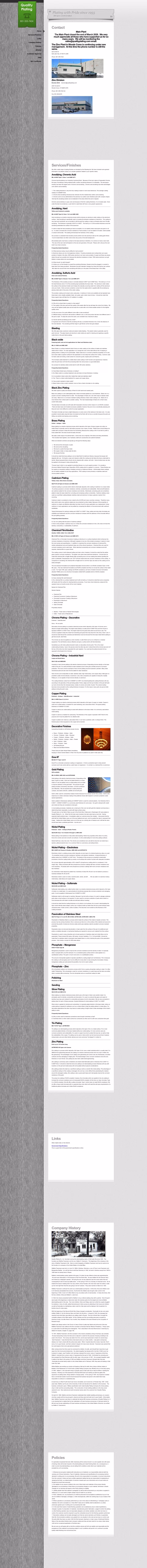 Quality-Plating Homepage 1440px