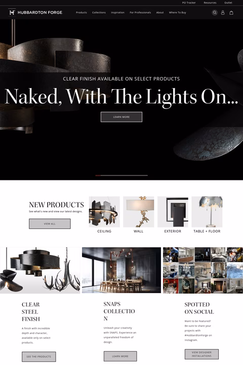 Hubbardton-Forge Homepage 1440px