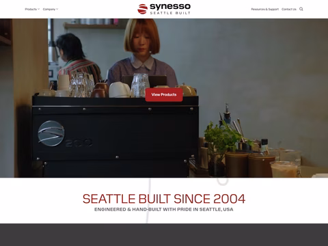 Synesso Homepage 1440px