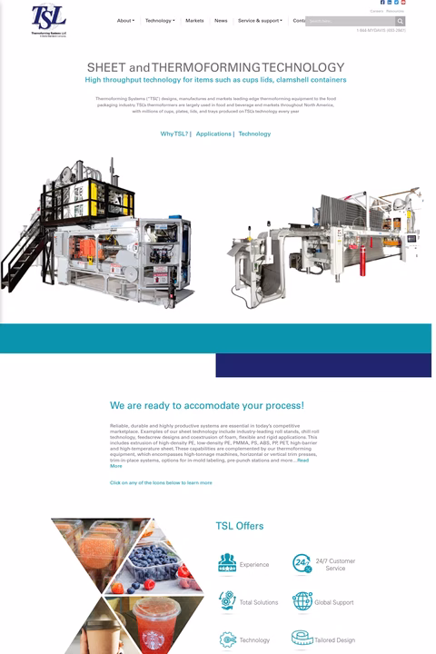 Thermoforming-Systems Homepage 1440px