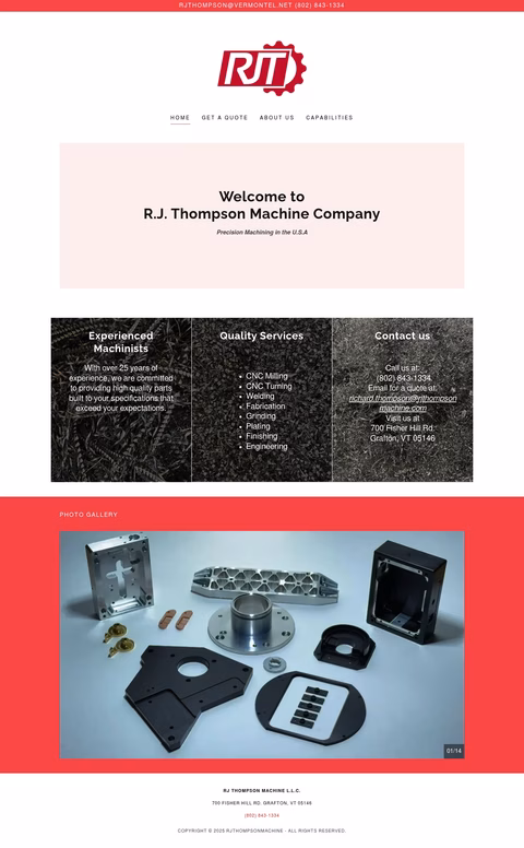 Rj-Thompson-Machine Homepage 1440px
