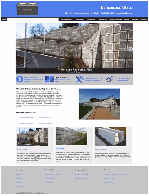 Ultrablock Homepage 1440px
