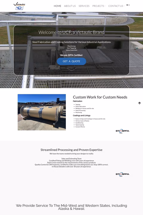 Utility-Coatings-Fabrication Homepage 1440px