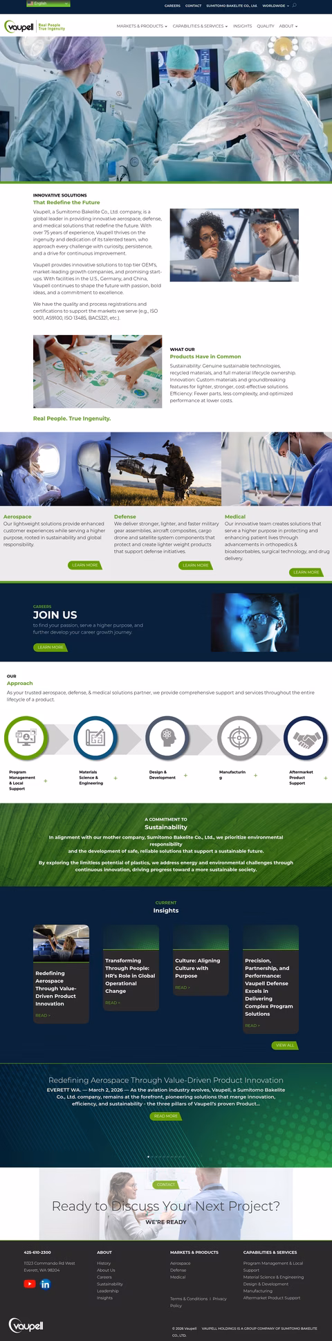 Vaupell Homepage 1440px