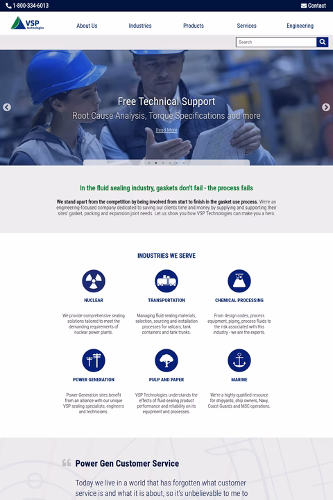 Vsp-Technologies Homepage 1440px