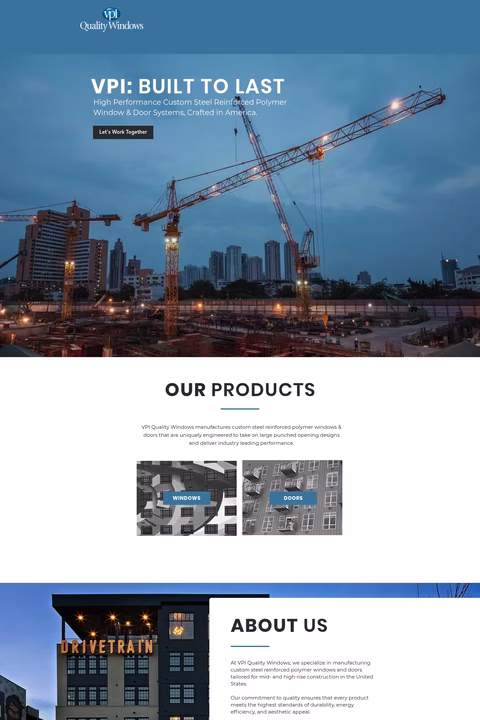 Vpi-Quality-Windows Homepage 1440px