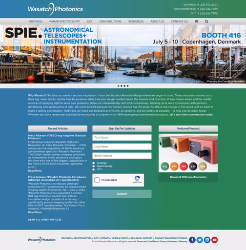 Wasatch-Photonics Homepage 1440px
