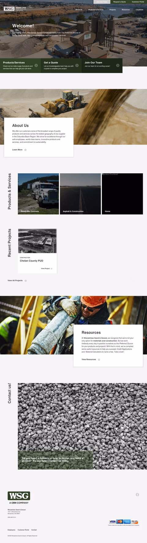 Wenatchee-Sand-Gravel Homepage 1440px