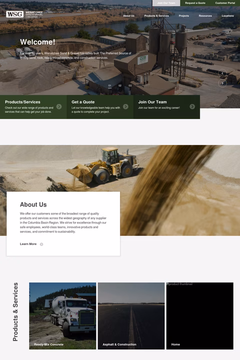 Wenatchee-Sand-Gravel Homepage 1440px