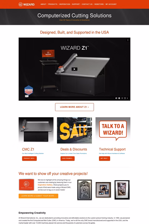 Wizard-International Homepage 1440px