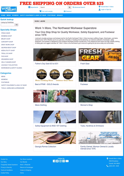 Work-N-More Homepage 1440px