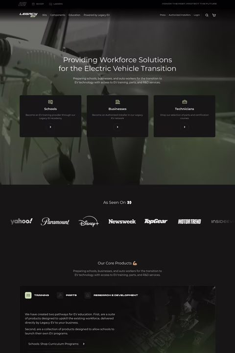 Legacy-Ev Homepage 1440px