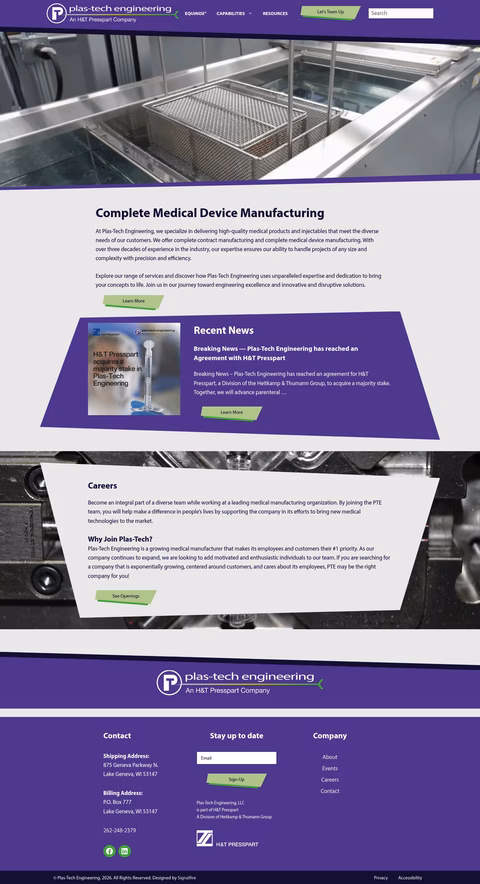 Plas-Tech-Engineering Homepage 1440px