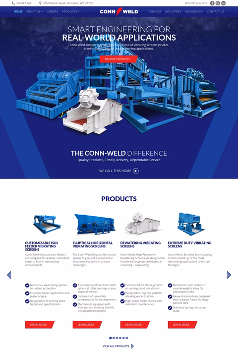 Conn-Weld-Industries Homepage 1440px