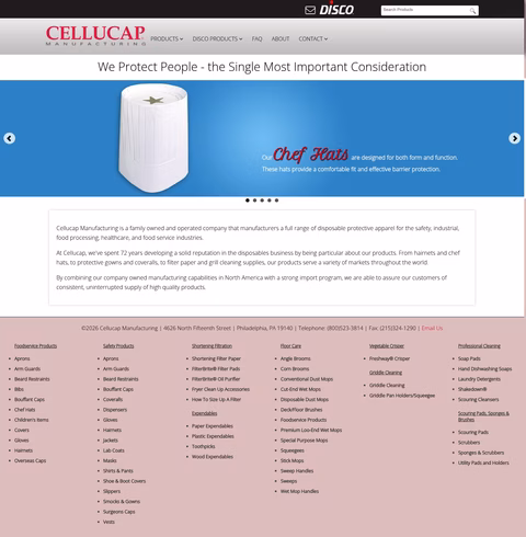Cellucap-Disco Homepage 1440px