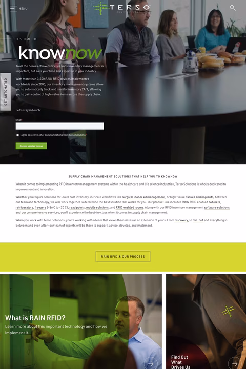 Terso-Solutions Homepage 1440px