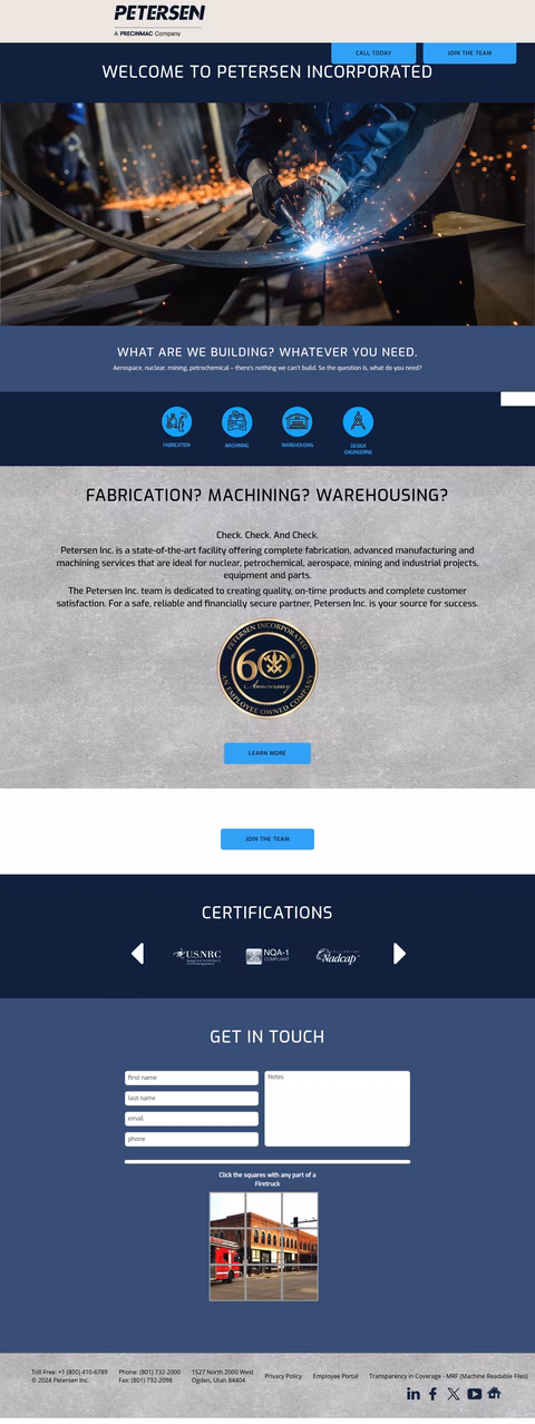 Petersen-Inc Homepage 1440px