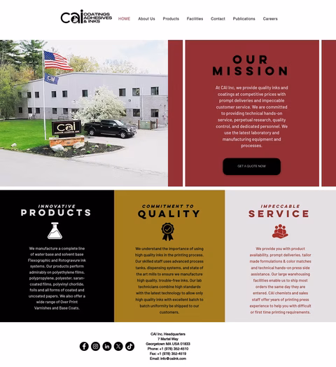 Cai-Inc Homepage 1440px