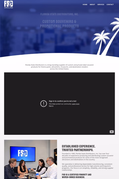 Florida-State-Distributors Homepage 1440px
