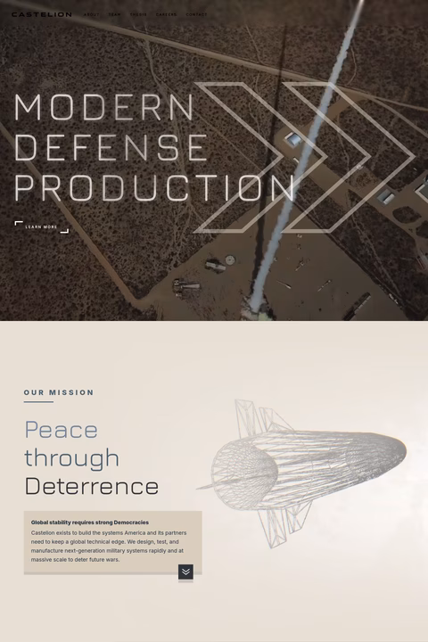 Castelion Homepage 1440px