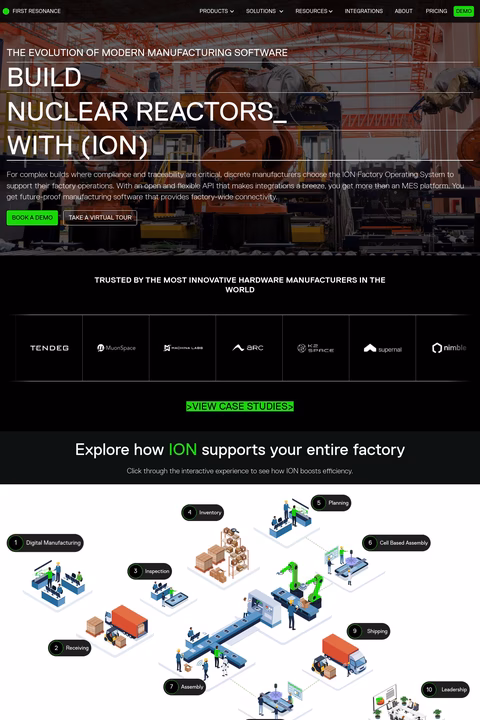 First-Resonance Homepage 1440px