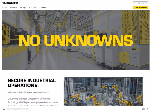 Galvanick Homepage 1440px