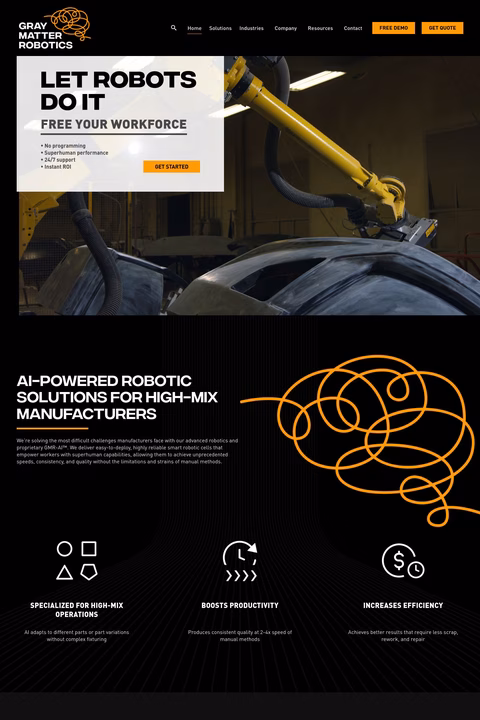 Graymatter-Robotics Homepage 1440px