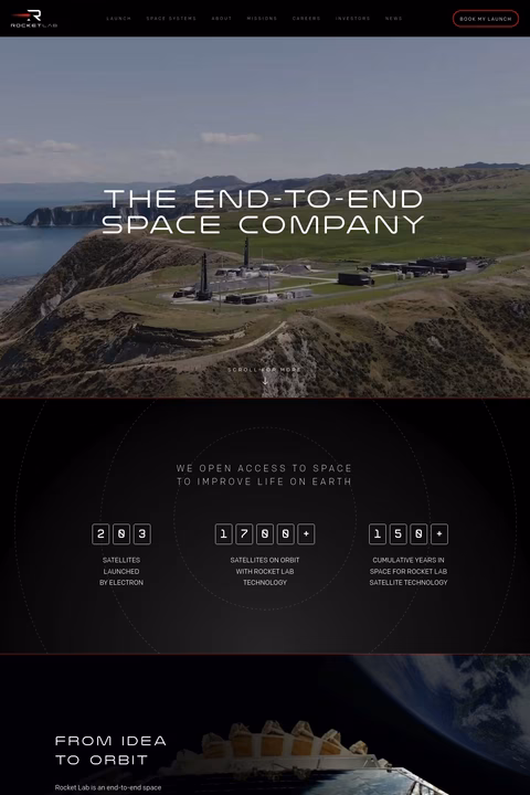 Rocket-Lab Homepage 1440px