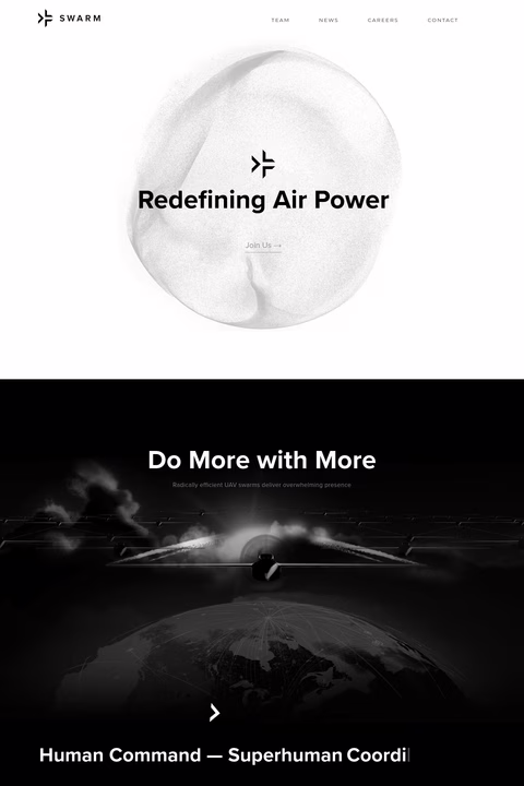Swarm-Aero Homepage 1440px