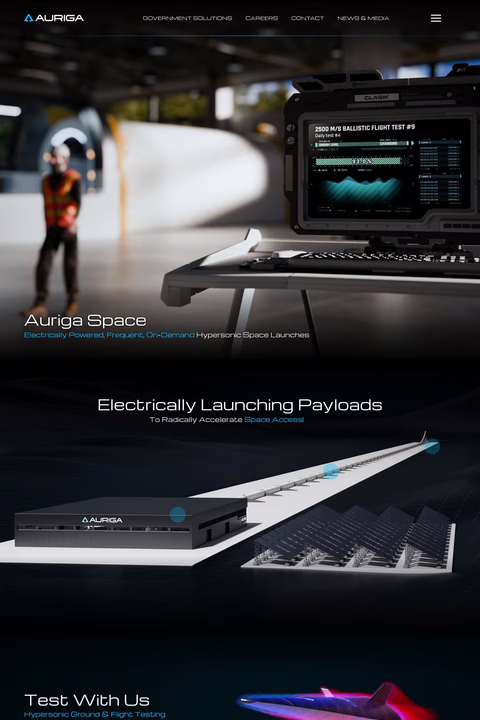 Auriga-Space Homepage 1440px