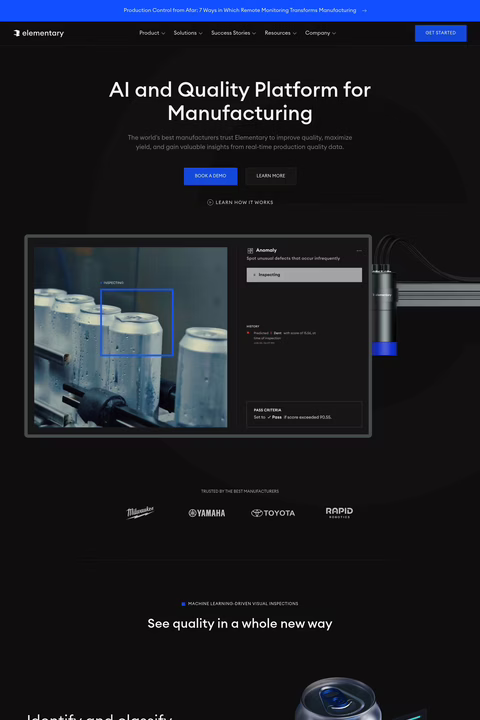 Elementary Homepage 1440px