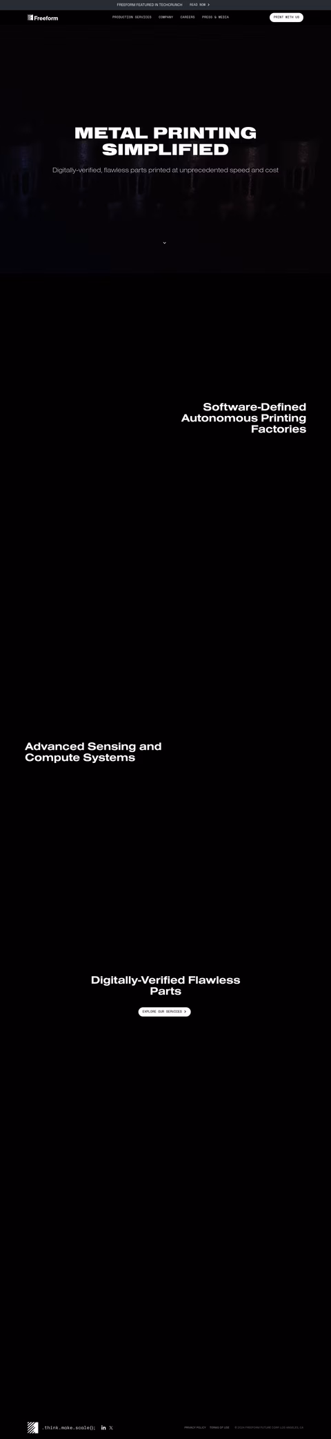 Freeform Homepage 1440px