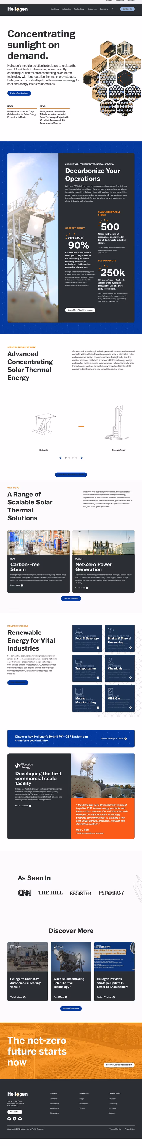 Heliogen Homepage 1440px