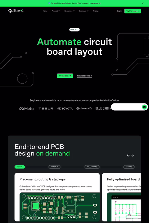 Quilter Homepage 1440px