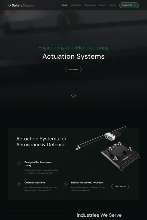 Salient-Motion Homepage 1440px