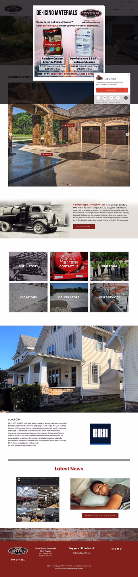 Central Supply Company Of West Virginia Homepage1440 Px 519fecaee603863672aa62c8c4580dae