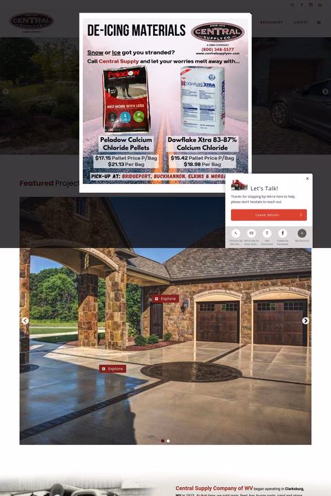 Central Supply Company Of West Virginia Homepage1440 Px 519fecaee603863672aa62c8c4580dae