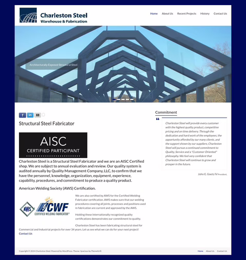 Charleston Steel Company Homepage1440 Px f6b8bfa2e8cbafce6d82827fc7afae4b