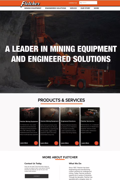 J H Fletcher Company Homepage1440 Px 15c27bc324c18ec12398c05ab37de630