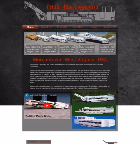 Petitto Mine Equipment Homepage1440 Px a2416c5e47d81ab2b856f01338b4cda7