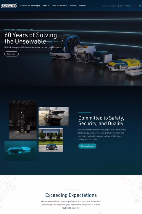 Oceaneering Homepage 1440px