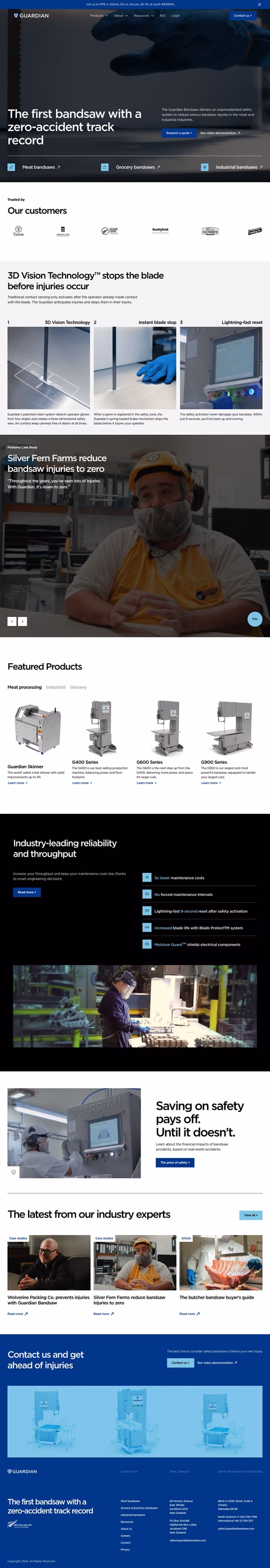 Guardian-Bandsaw Homepage 1440px