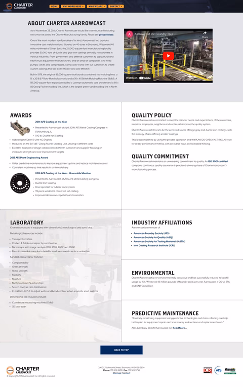 Aarrowcast Homepage 1440px