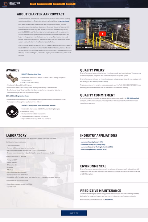 Aarrowcast Homepage 1440px