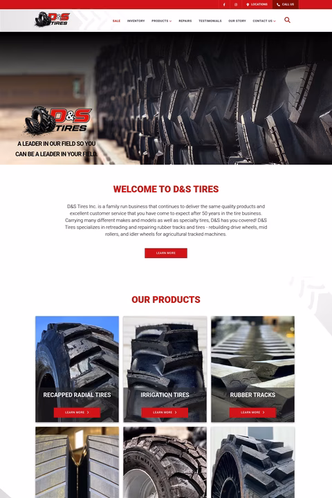 D-S-Tire-Sales Homepage 1440px