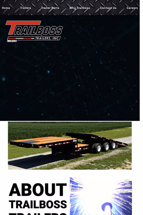 Trailboss-Trailers Homepage 1440px