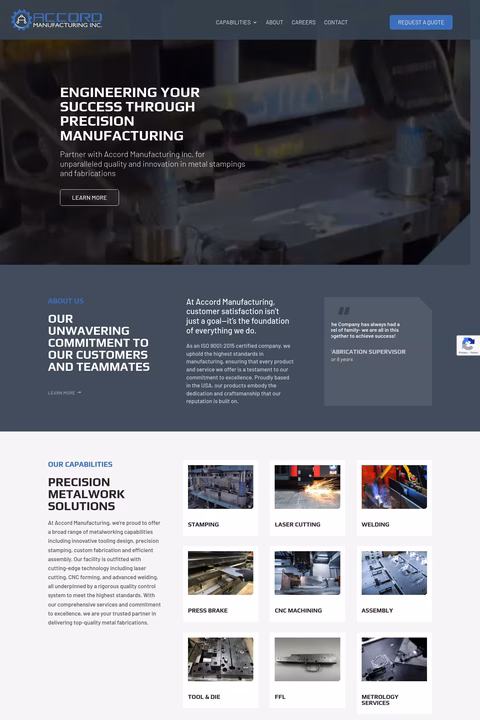 Accord-Manufacturing Homepage 1440px